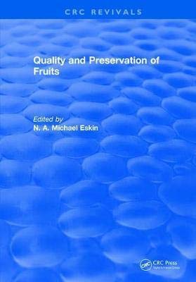 QUALITY AND PRESERVATION OF FRUITS Books