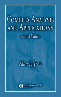COMPLEX ANALYSIS AND APPLICATIONS Books