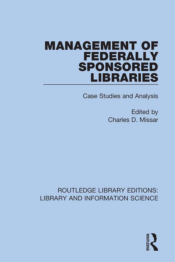 Management of Federally Sponsored Libraries Social Sciences