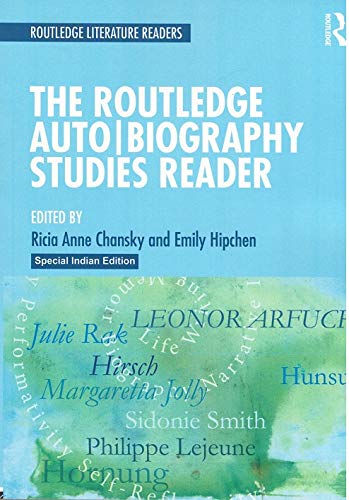 The Routledge Auto Biography Studies Reader Books