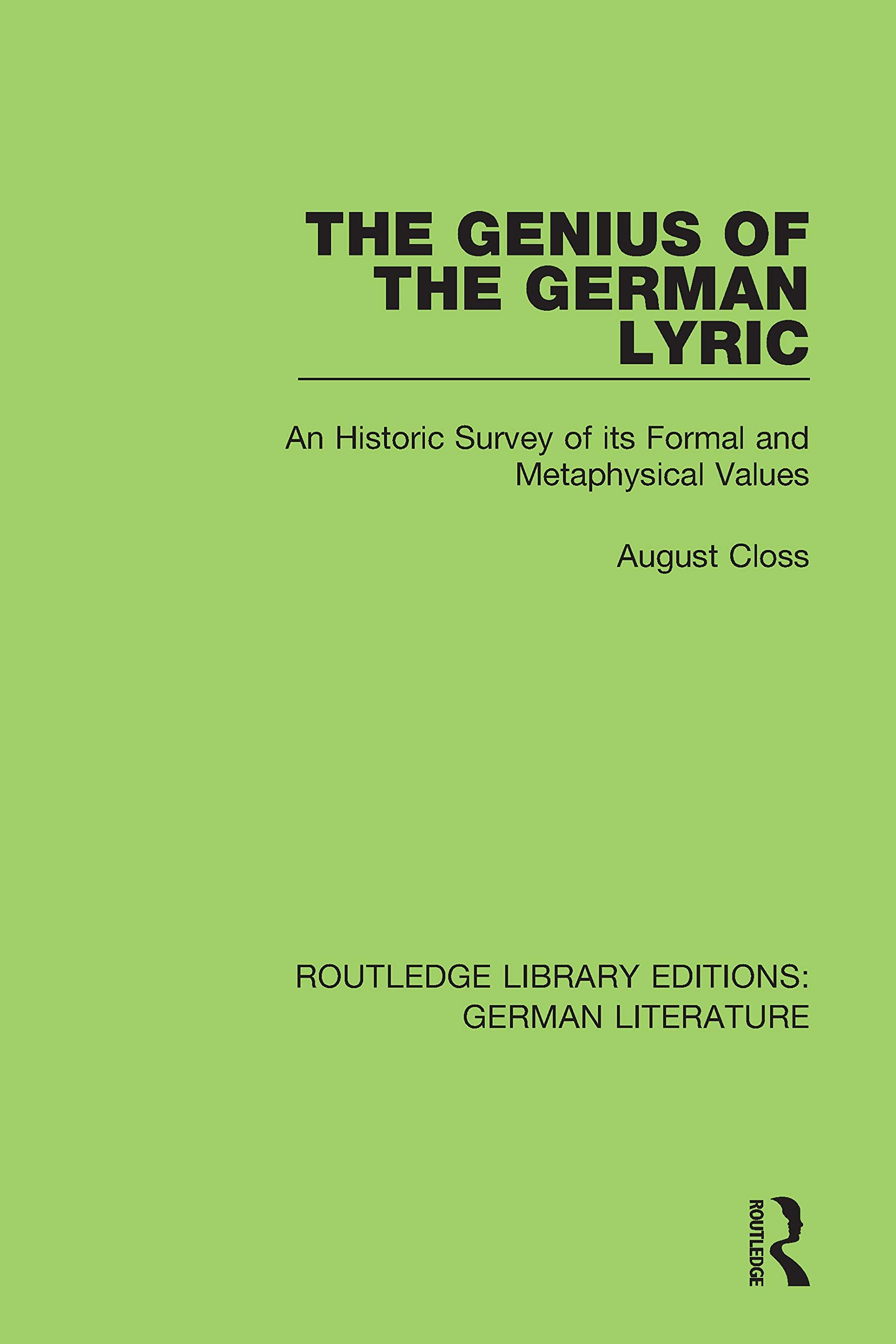 The Genius of the German Lyric Contemporary literature