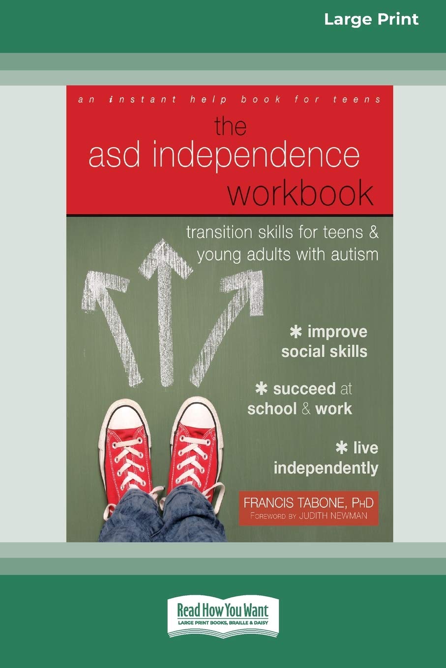 ASD Independence Workbook: Transition Skills for Teens and Young Adults with Autism (16pt Large Print Edition) Young adult books