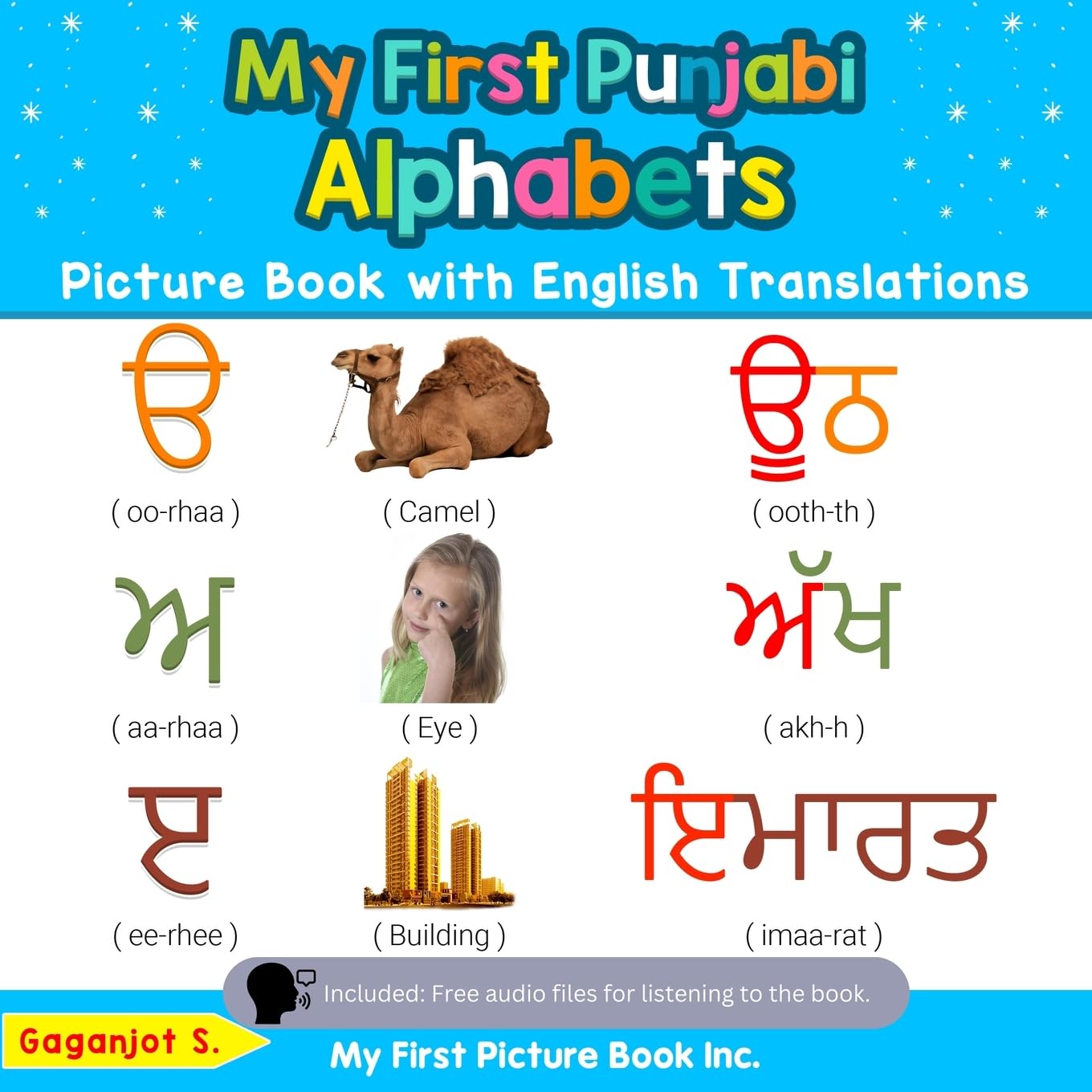 My First Punjabi Alphabets Picture Book with English Translations International