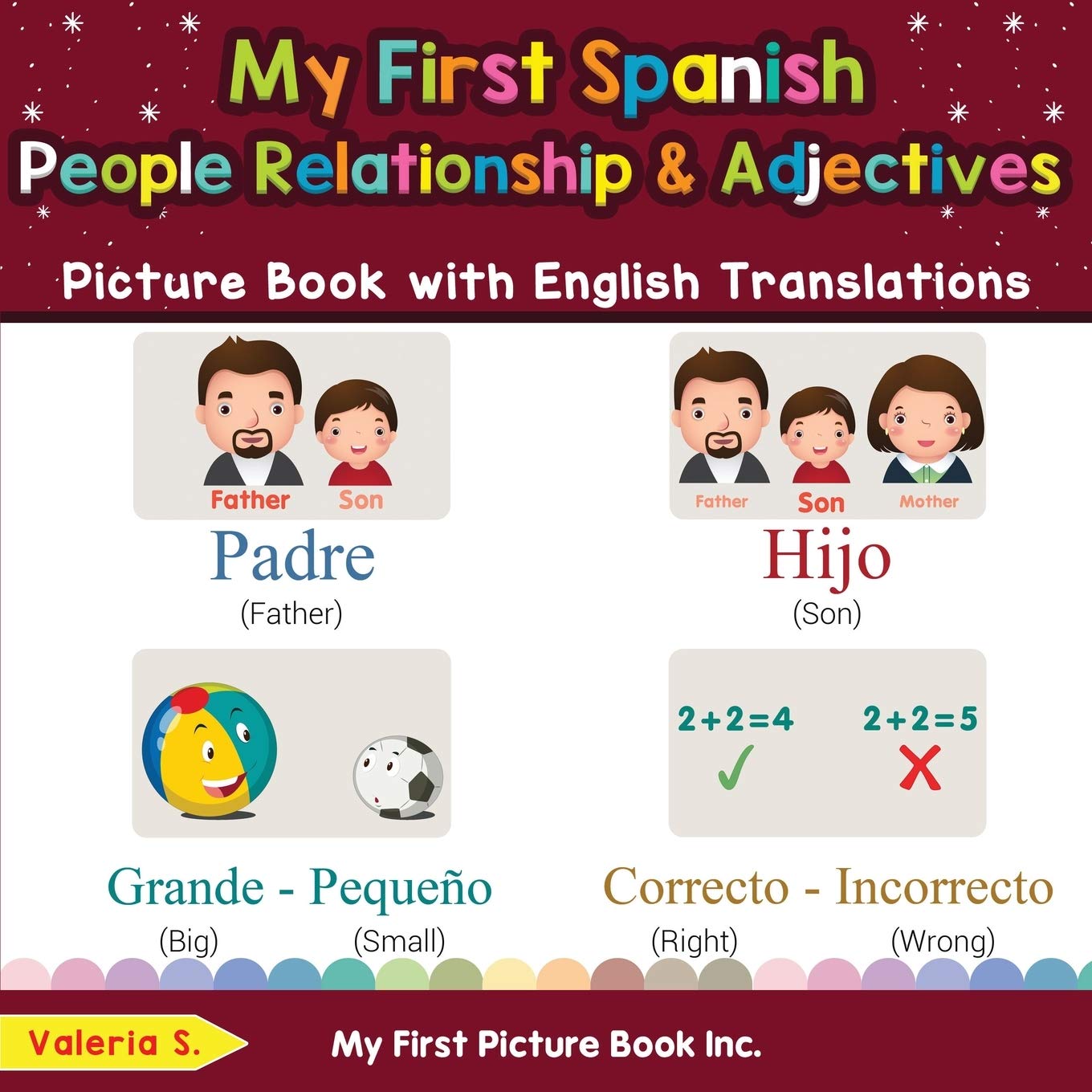 My First Spanish People, Relationships & Adjectives Picture Book with English Translations: Bilingual Early Learning & Easy Teaching Spanish Books for ... Basic Spanish words for Children, Band 13) Foreign Languages ​​& Dictionaries