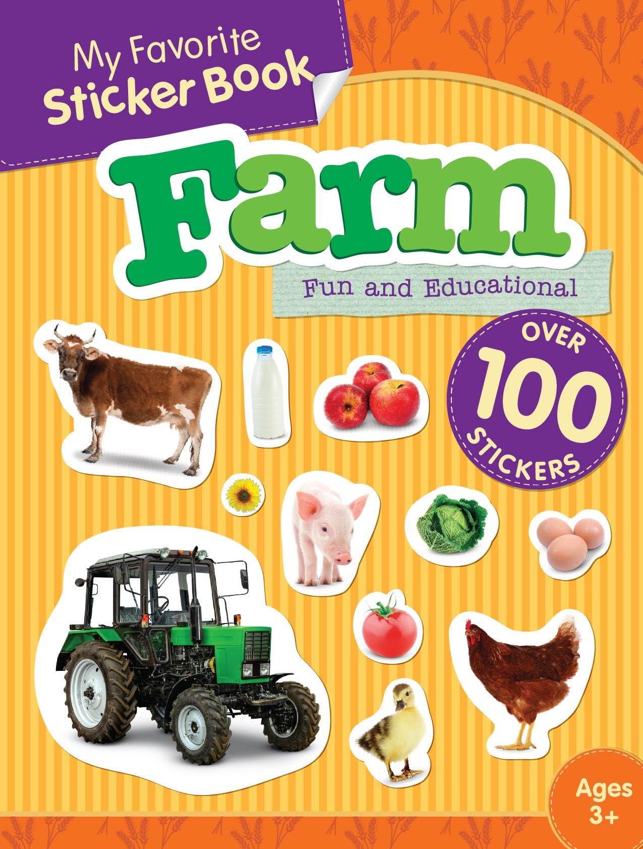 My Sticker Poster Book - Farm: Fun Toddler Activities with Stickers and a Giant Poster, Sticker Books for Toddlers 2-4 Years Tiptoi & Games