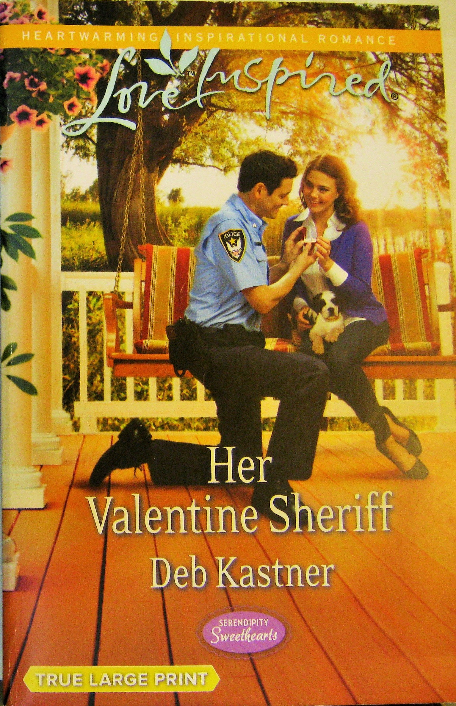 Her Valentine Sheriff (Love Inspired/Serendipity Sweethearts) True Large Print Books