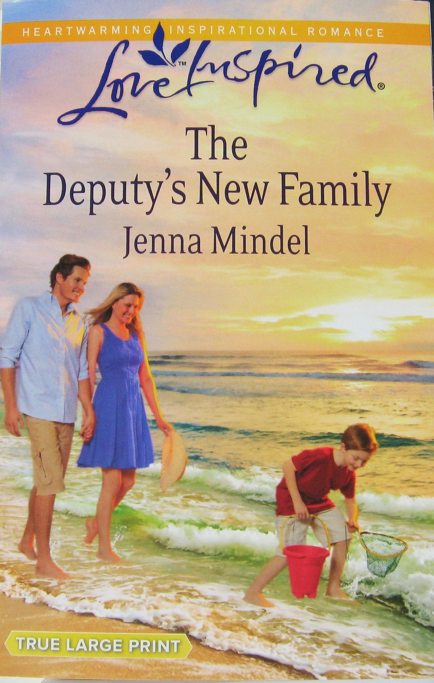 The Deputy's New Family (Love Inspired) True Large Print by Jenna Mindel (2014-08-01) Books