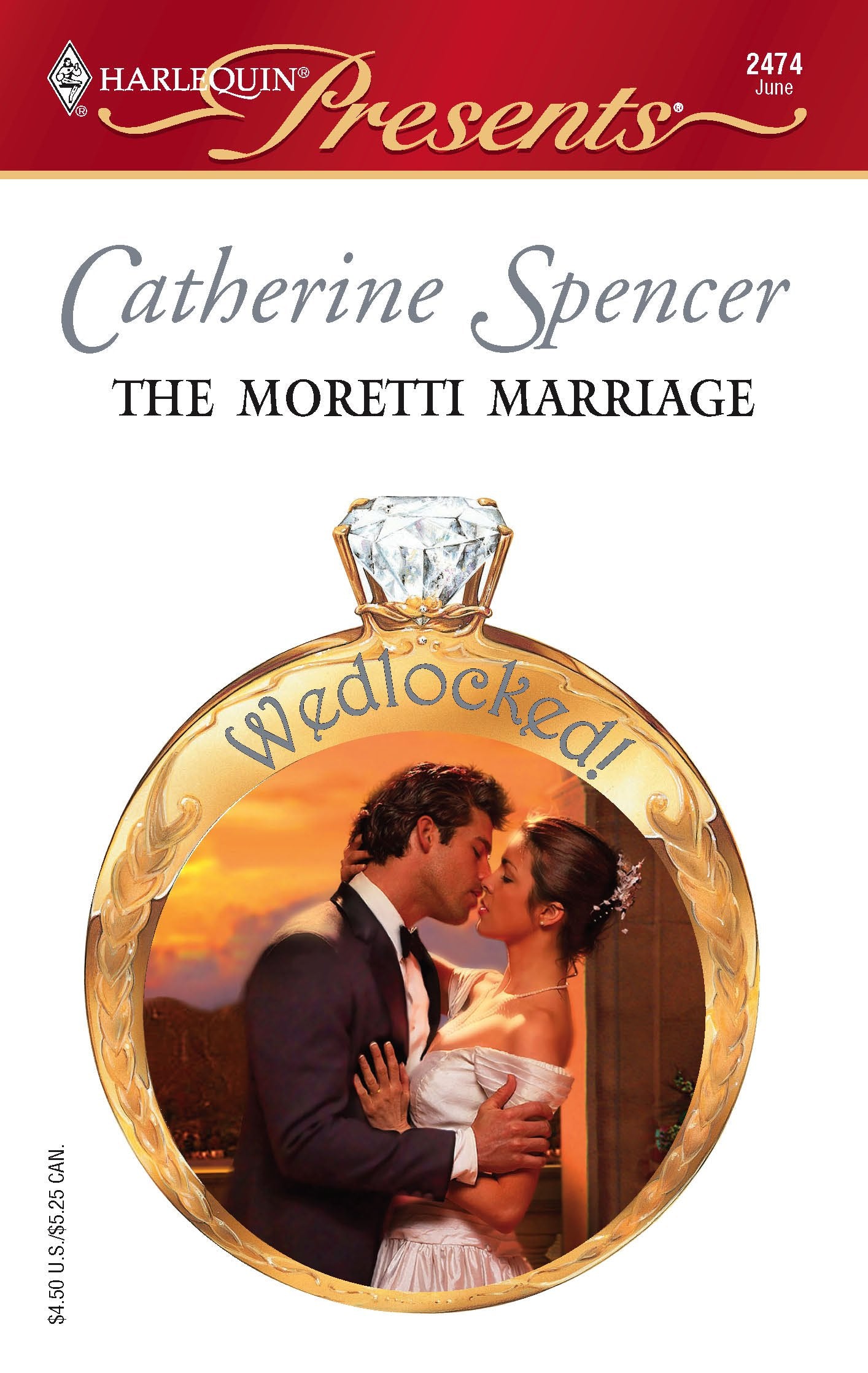 The Moretti Marriage (Wedlocked!, 68, Band 2474) Contemporary literature