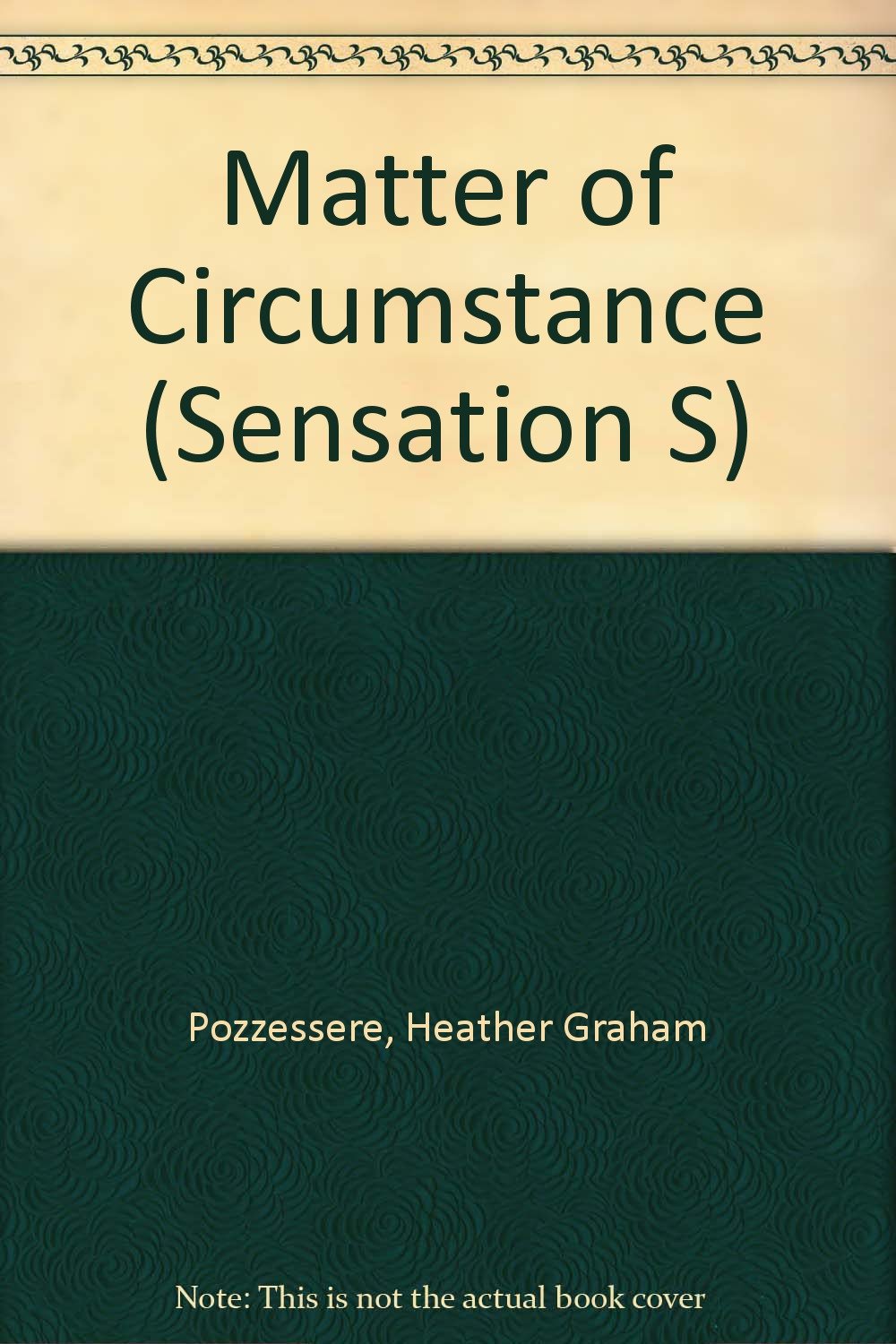 Matter of Circumstance (Sensation S.) Books