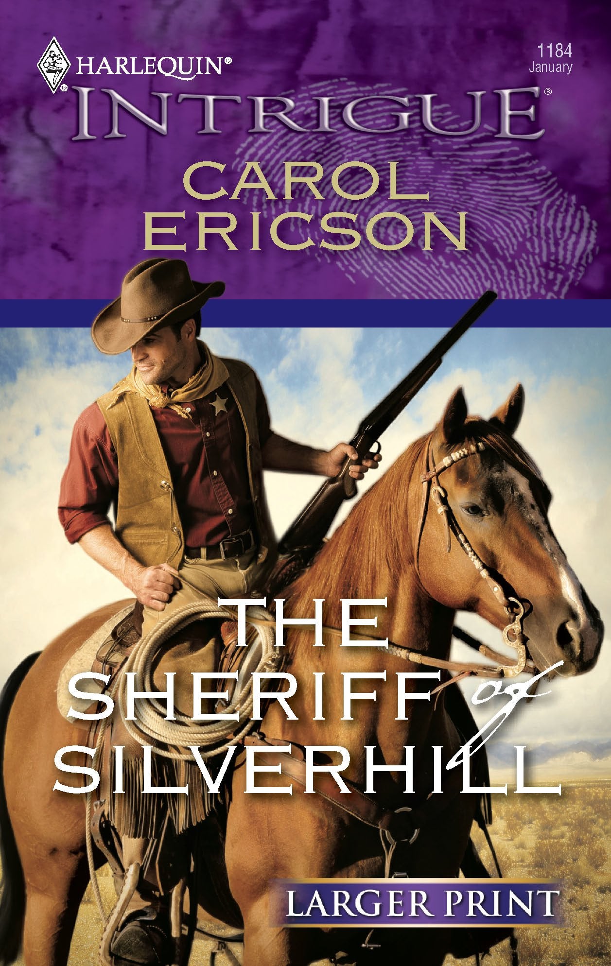 The Sheriff of Silverhill (Larger Print Harlequin Intrigue, Band 1184) Contemporary literature