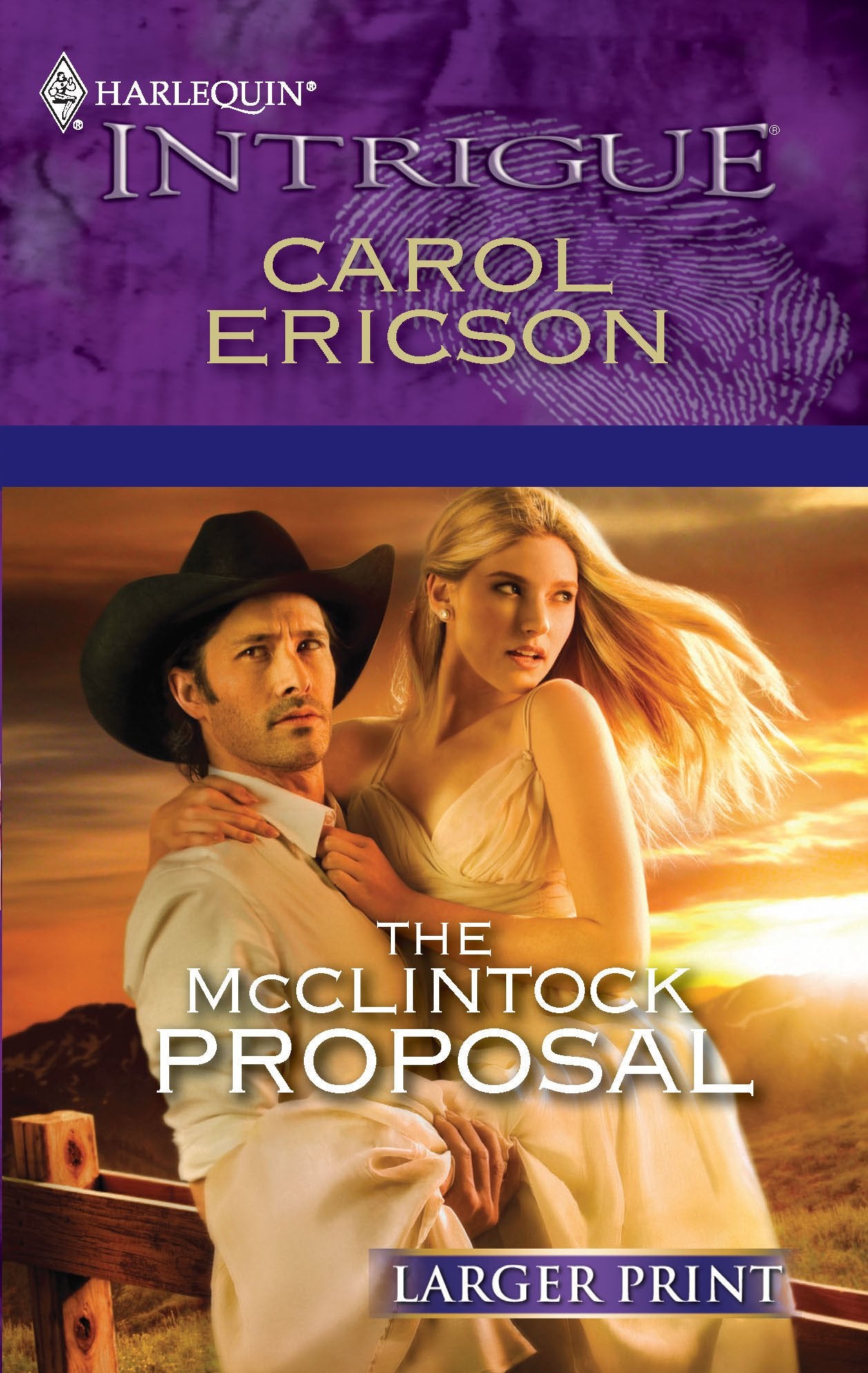 The McClintock Proposal (Larger Print Harlequin Intrigue, 1231, Band 1231) Contemporary literature