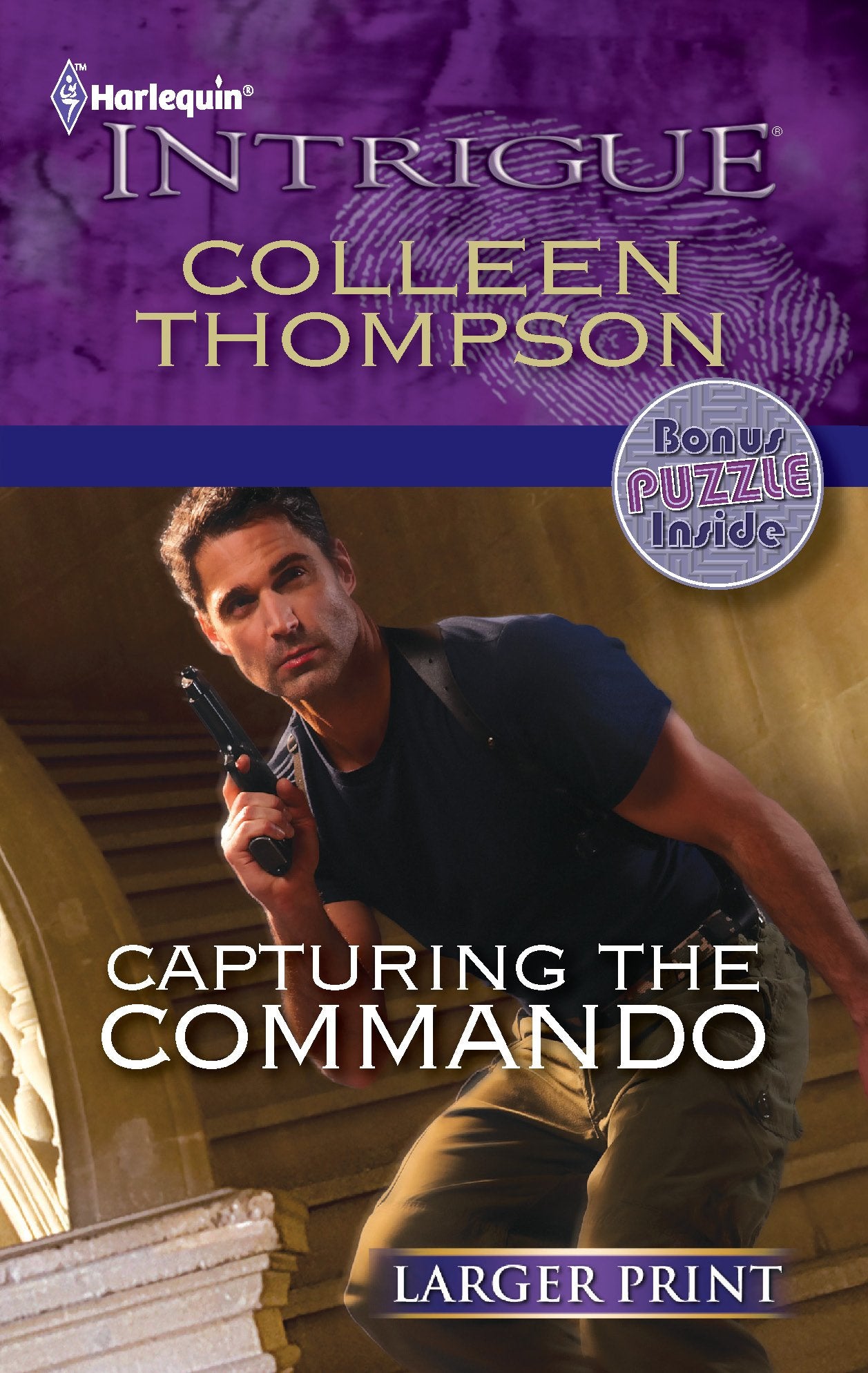 Capturing the Commando (Larger Print Harlequin Intrigue, Band 1286) Contemporary literature