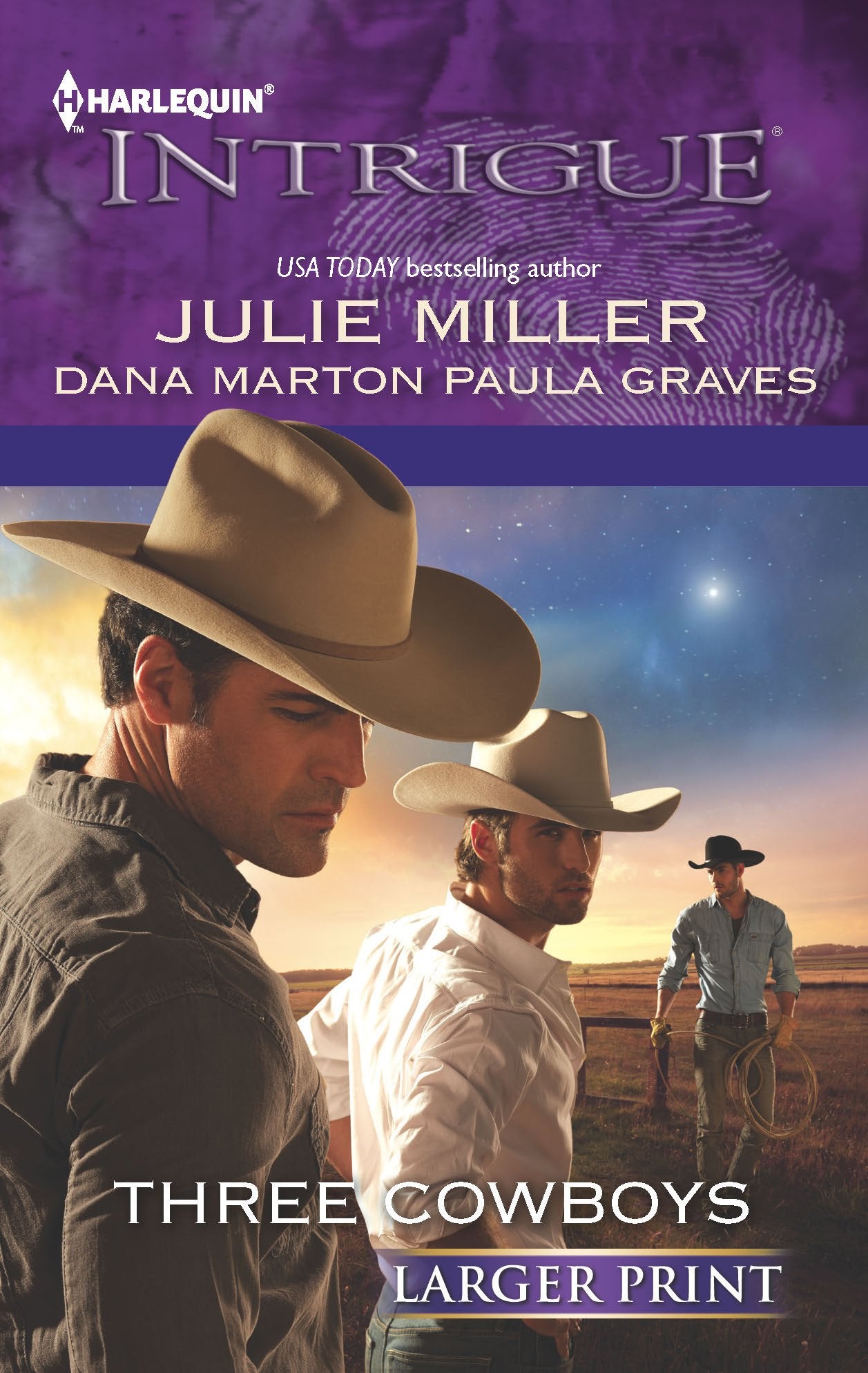 Three Cowboys: An Anthology (Harlequin Intrigue, Band 1391) Contemporary literature
