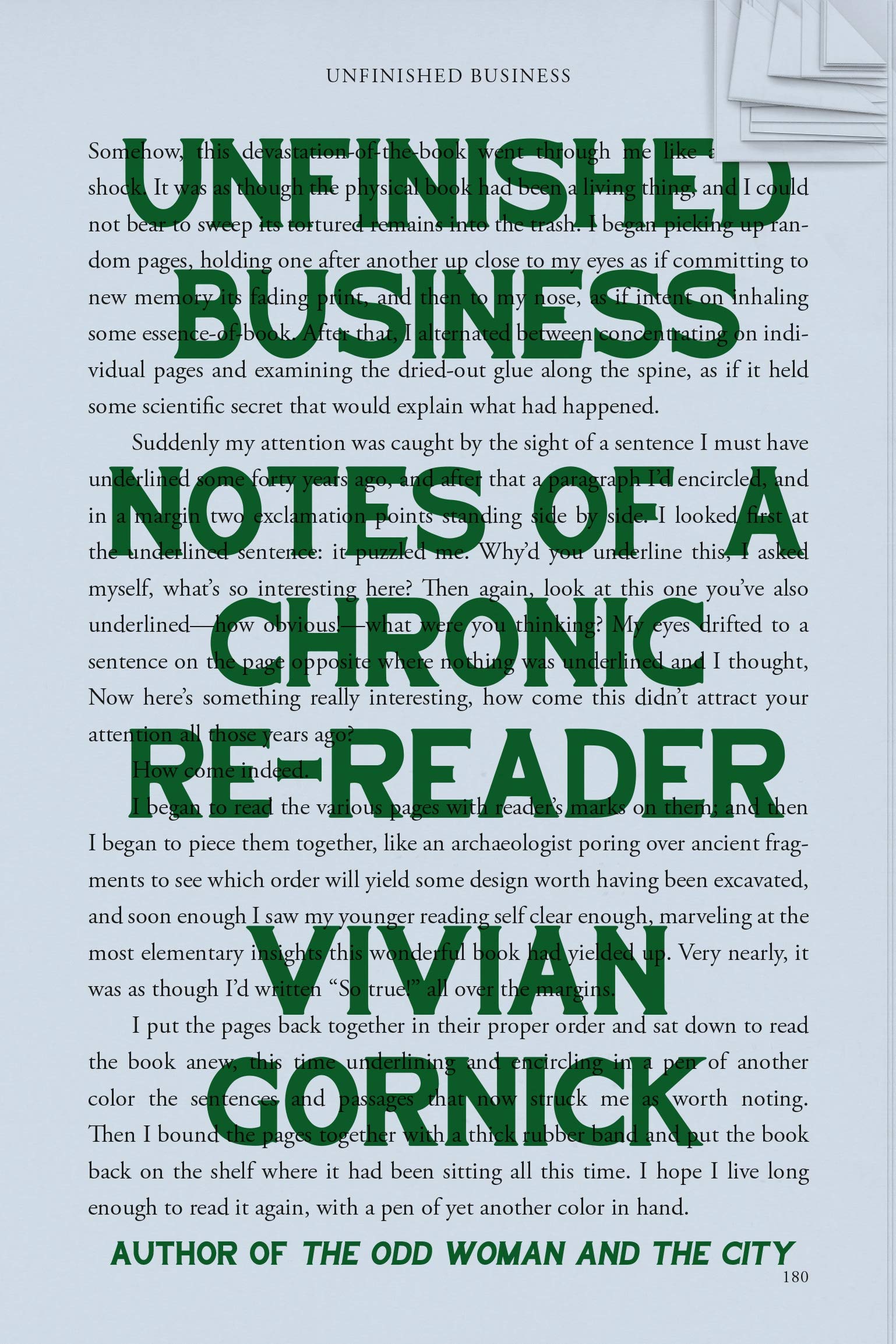 Unfinished Business: Notes of a Chronic Re-reader Social Sciences