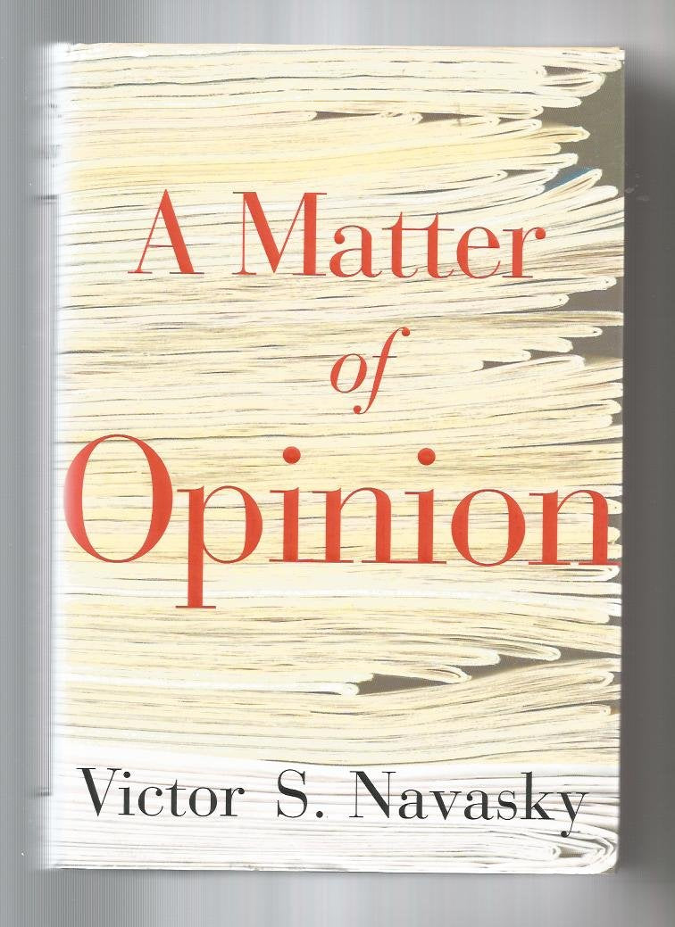 A Matter Of Opinion book