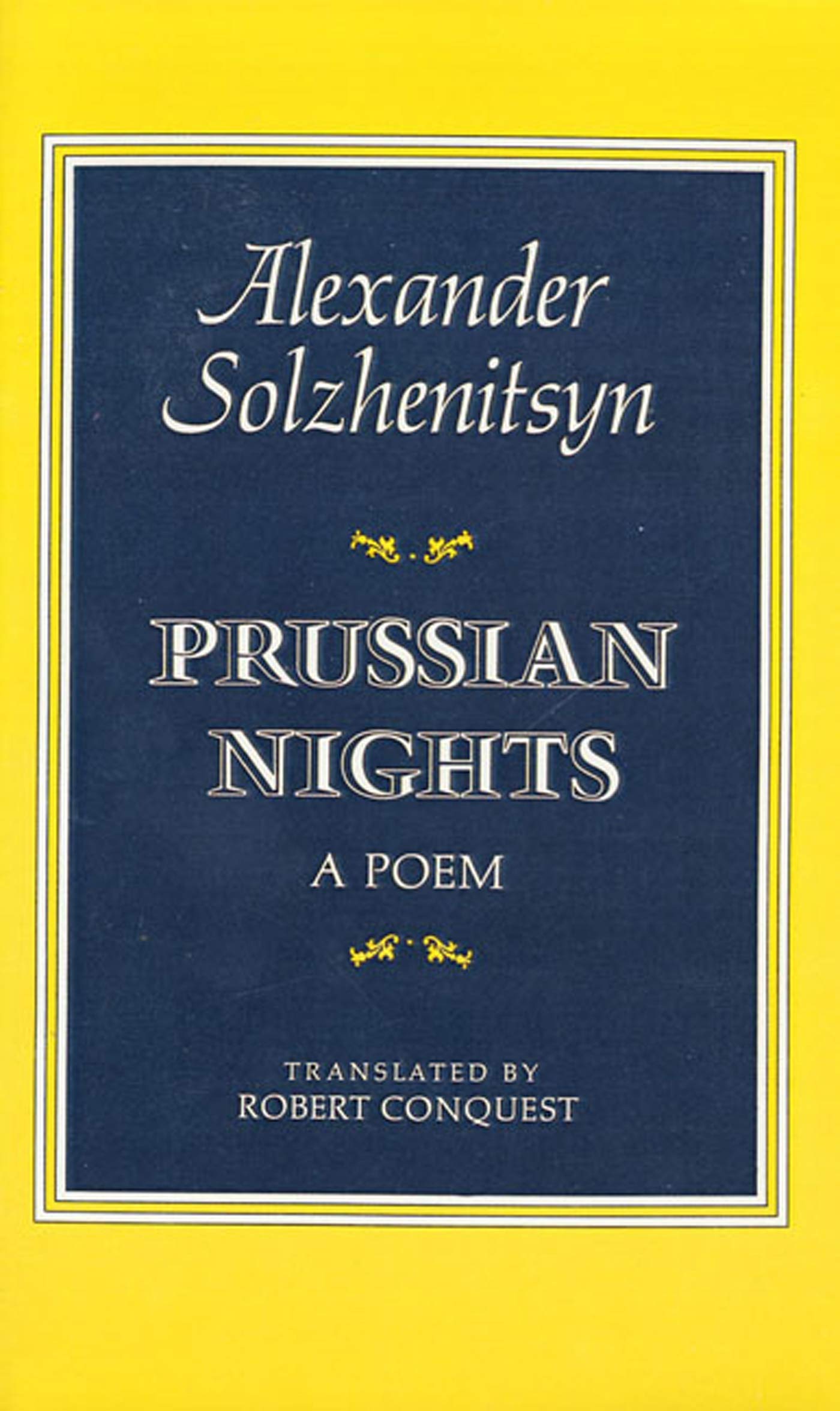PRUSSIAN NIGHTS PA: A Poem (Bilingual Ed. Tr from Russian) Poetry