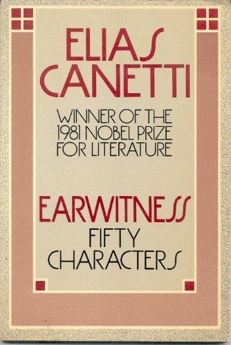 Earwitness: Fifty Characters Contemporary literature