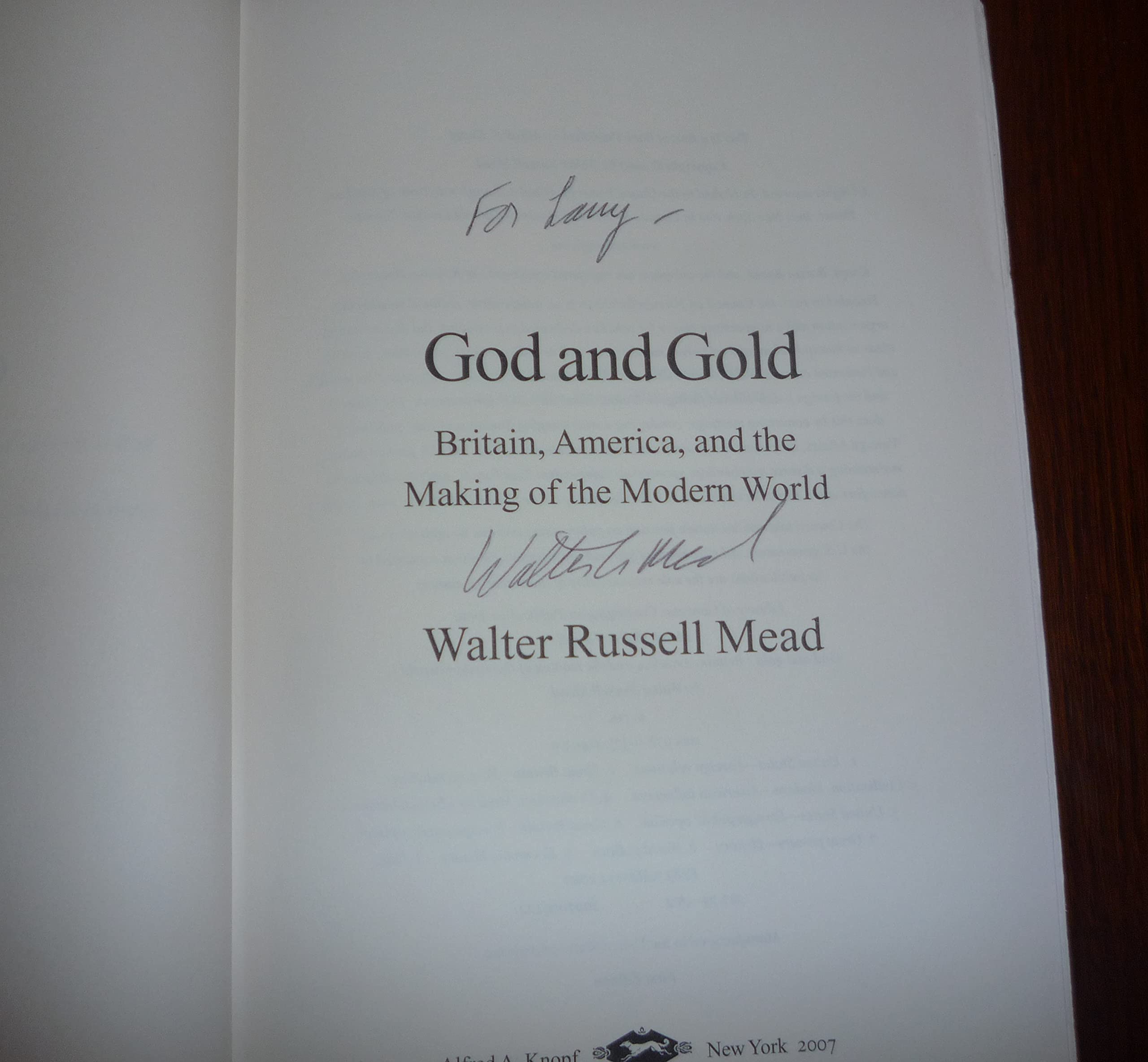 God and Gold: Britain, America, and the Making of the Modern World Business, Finance & Career