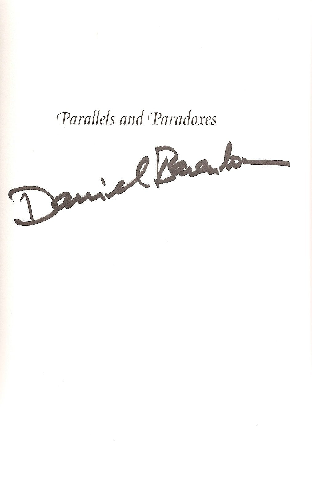 Parallels and Paradoxes: Explorations in Music and Society Arts & Music