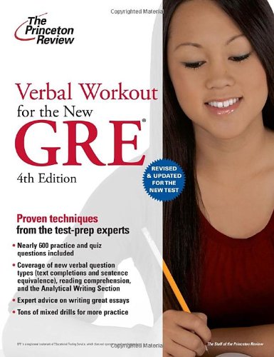 Verbal Workout for the New Gre (Verbal Workout for the GRE) Study Guides
