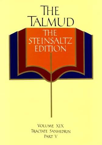 Talmud, the Steinsaltz Edition: Tractate Sanhedrin book