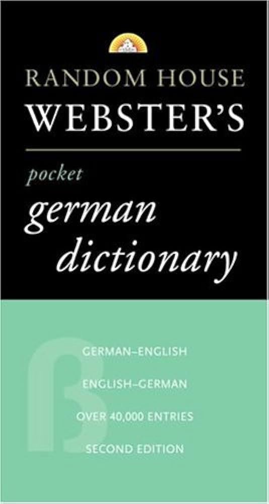 Random House Webster's Pocket German Dictionary: German-English / English-German Foreign Languages ​​& Dictionaries