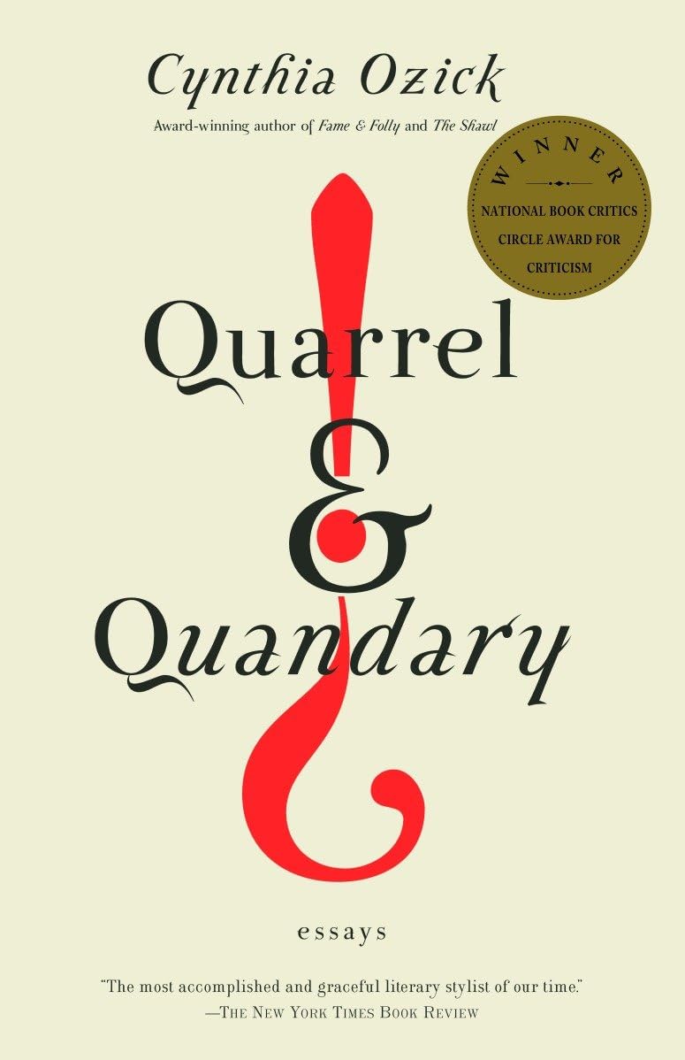 Quarrel & Quandary: Essays (Vintage International) Essays & Short Stories