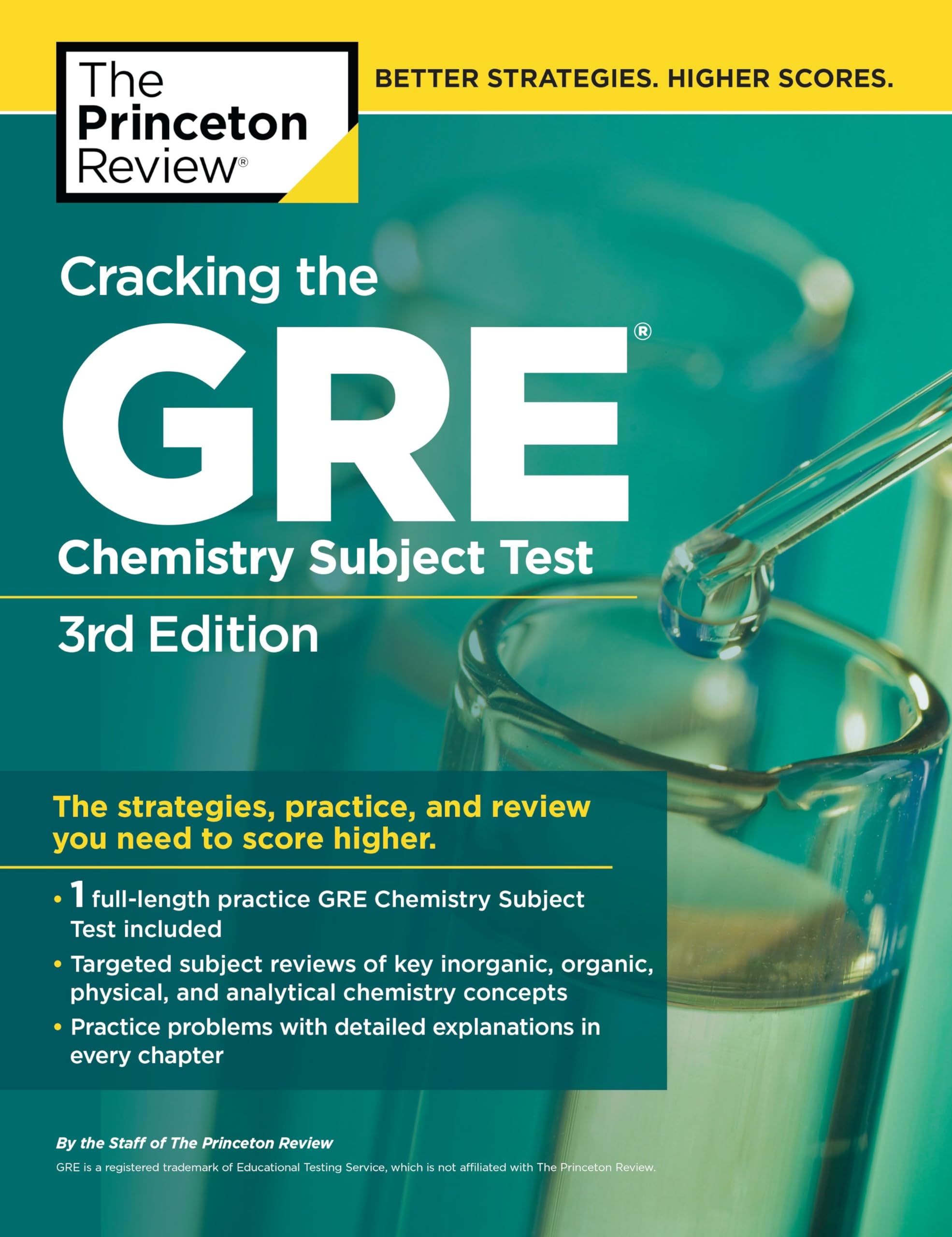 Cracking the GRE Chemistry Subject Test, 3rd Edition (Graduate School Test Preparation) Study Guides
