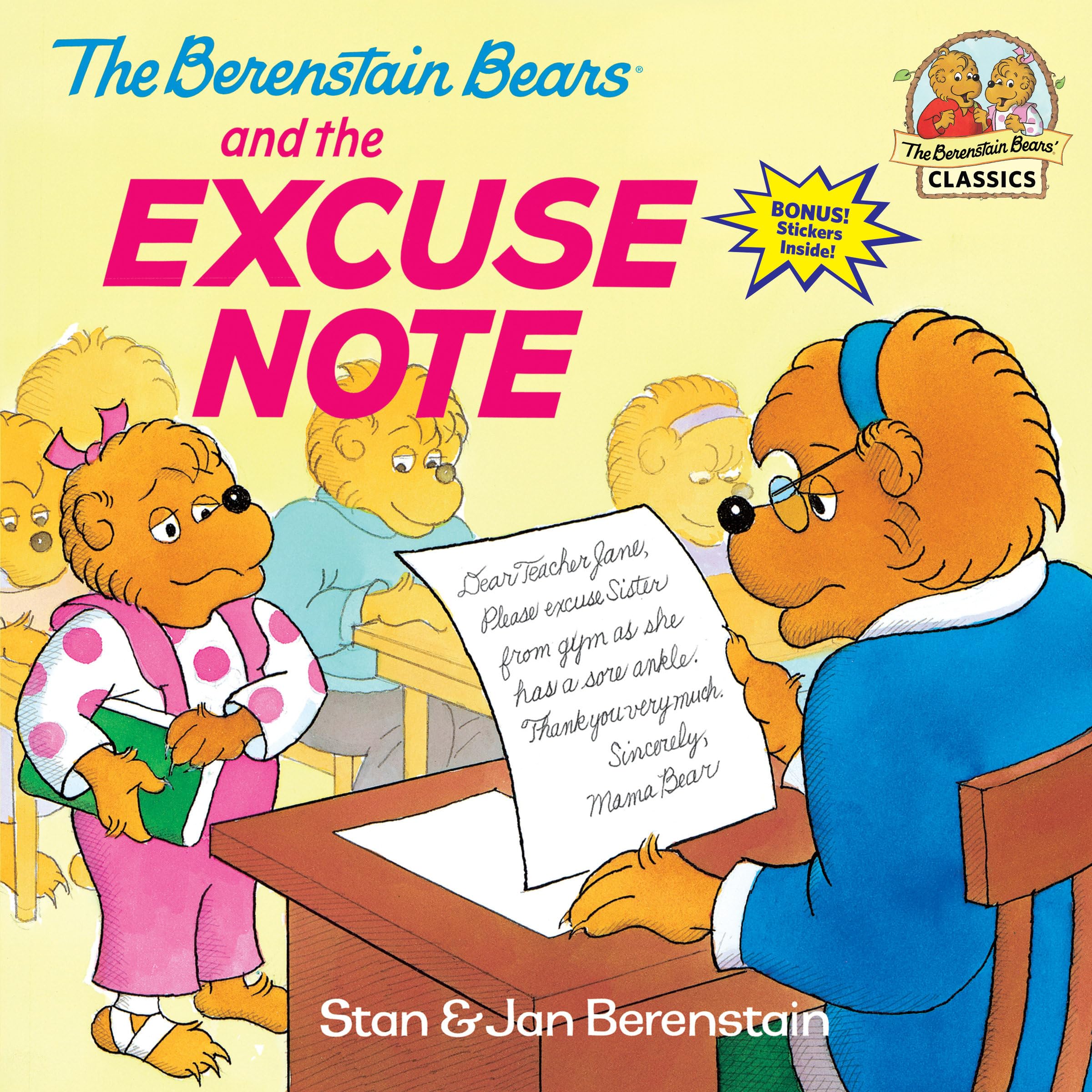 The Berenstain Bears and the Excuse Note (First Time Books(R)) Non-fiction