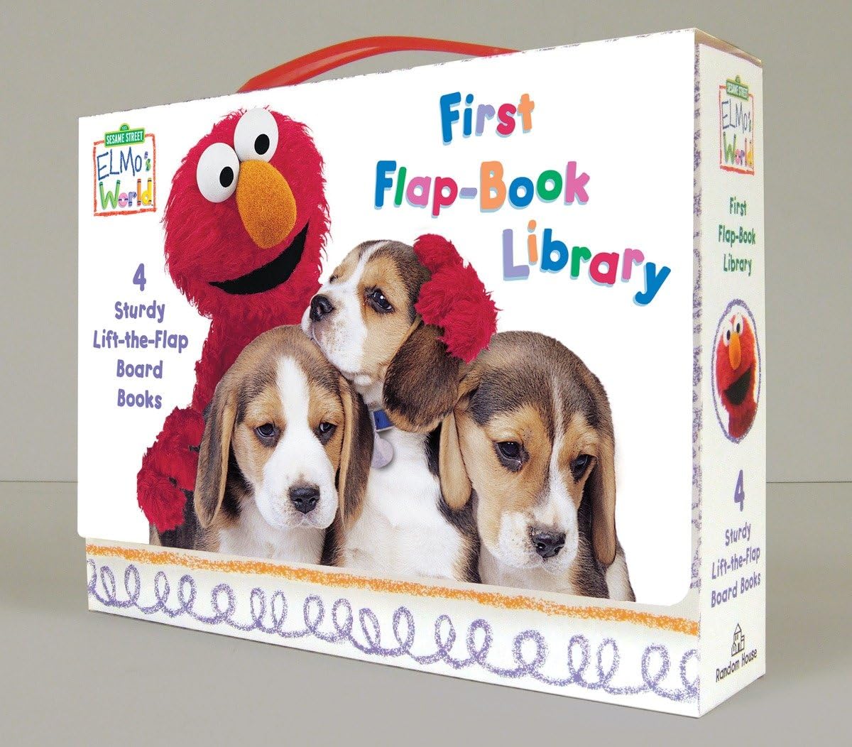 Elmo's World: First Flap-Book Library (Sesame Street): Balls!; Puppies!; Babies!; Food! book