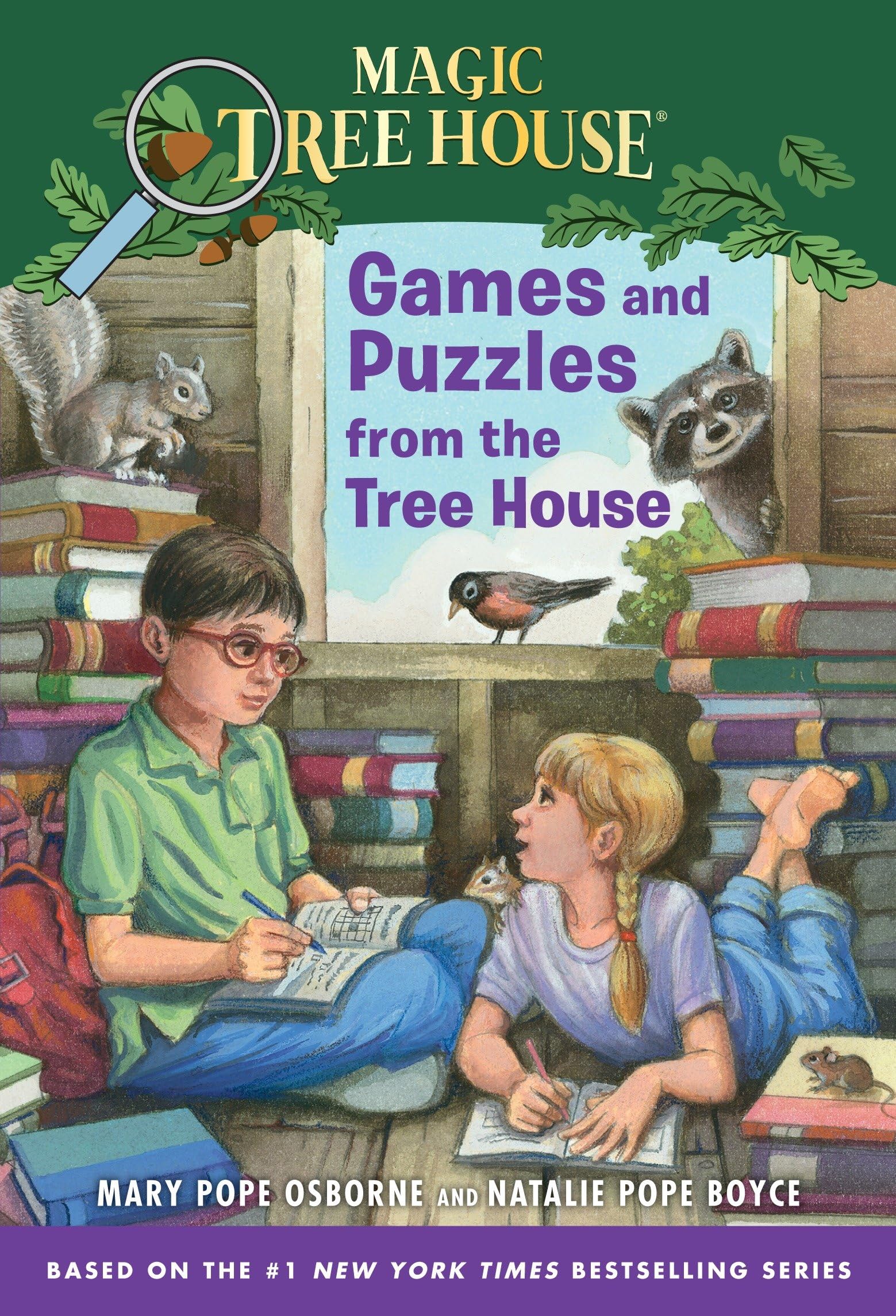 Games and Puzzles from the Tree House: Over 200 Challenges! (Magic Tree House) Tiptoi & Games
