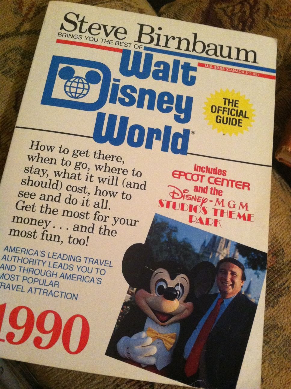 Steve Birnbaum Brings You The Best of Walt Disney World 1990 Books