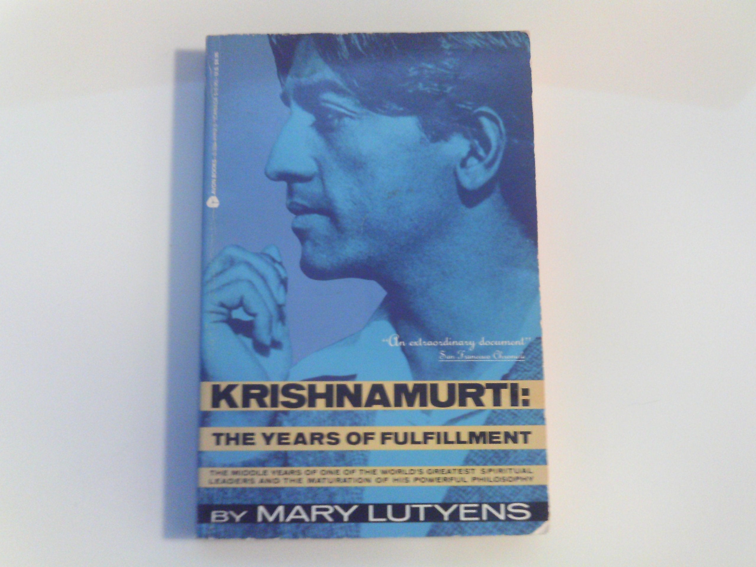 Krishnamurti: The Years of Fulfillment Books