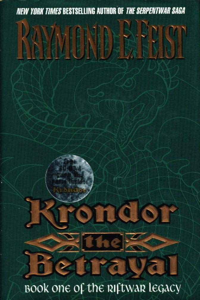 Krondor the Betrayal:: Book One of the Riftwar Legacy (Riftwar Legacy/Raymond E. Feist, Bk 1) Humour & Satire