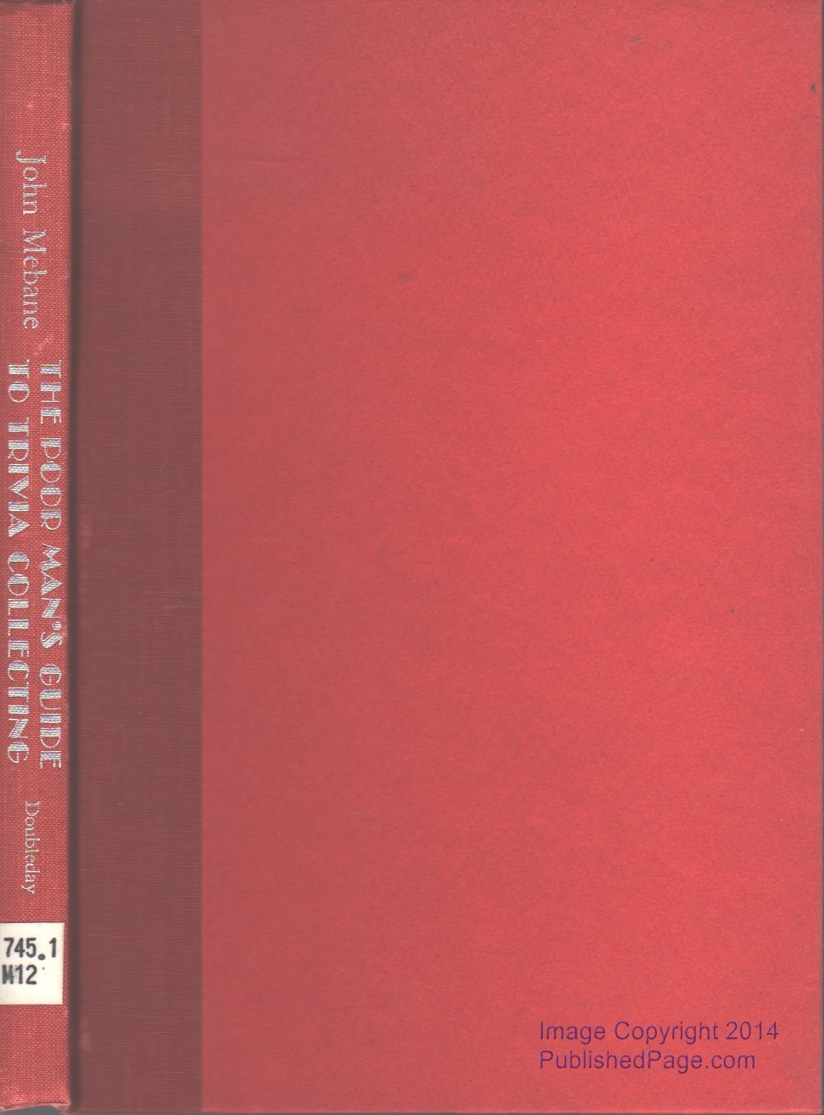The Poor Man's Guide to Trivia Collecting Books