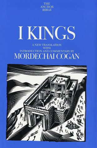 1 Kings: A New Translation With Introduction and Commentary (Anchor Bible) Religion & Esotericism