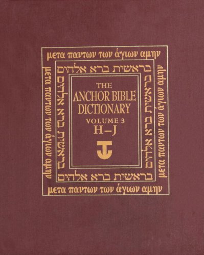 The Anchor Bible Dictionary: H-J Religion & Esotericism