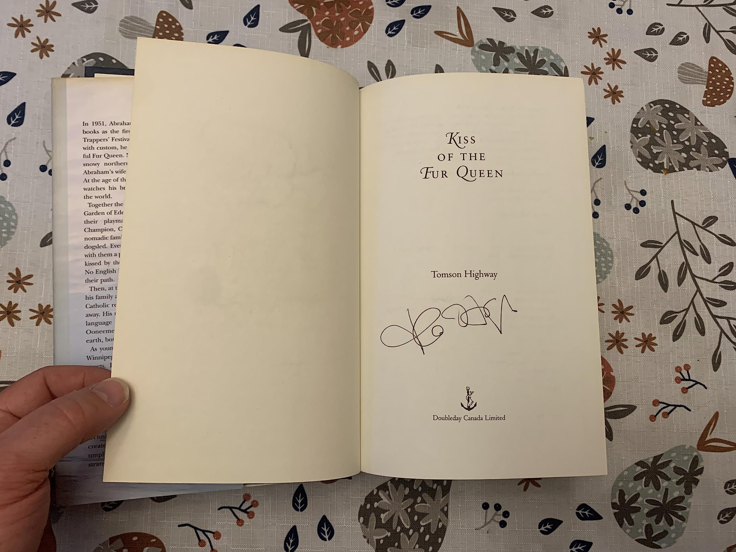 Kiss Of The Fur Queen Contemporary literature
