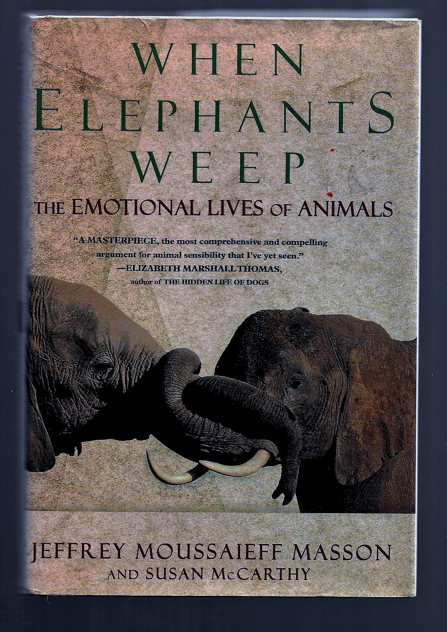 When Elephants Weep: The Emotional Lives of Animals Mathematics