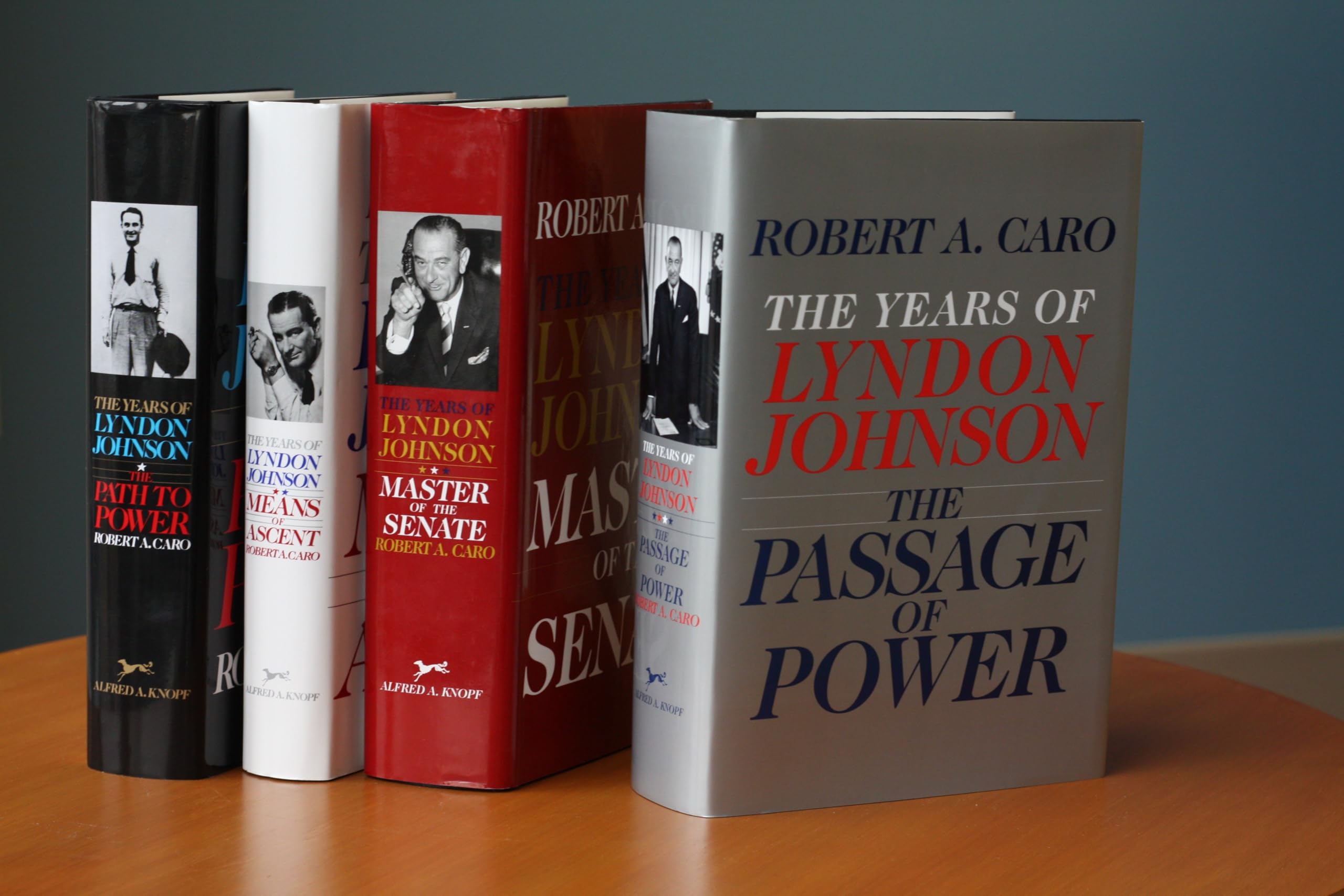 Robert A. Caro's The Years of Lyndon Johnson Set: The Path to Power; Means of Ascent; Master of the Senate; The Passage of Power Memories