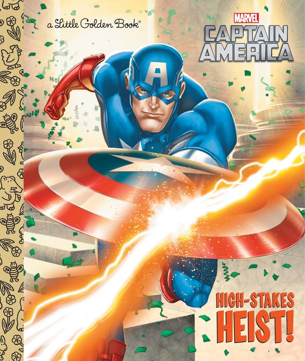 High-Stakes Heist! (Marvel: Captain America) (Little Golden Books: Marvel Captain America) Superheroes