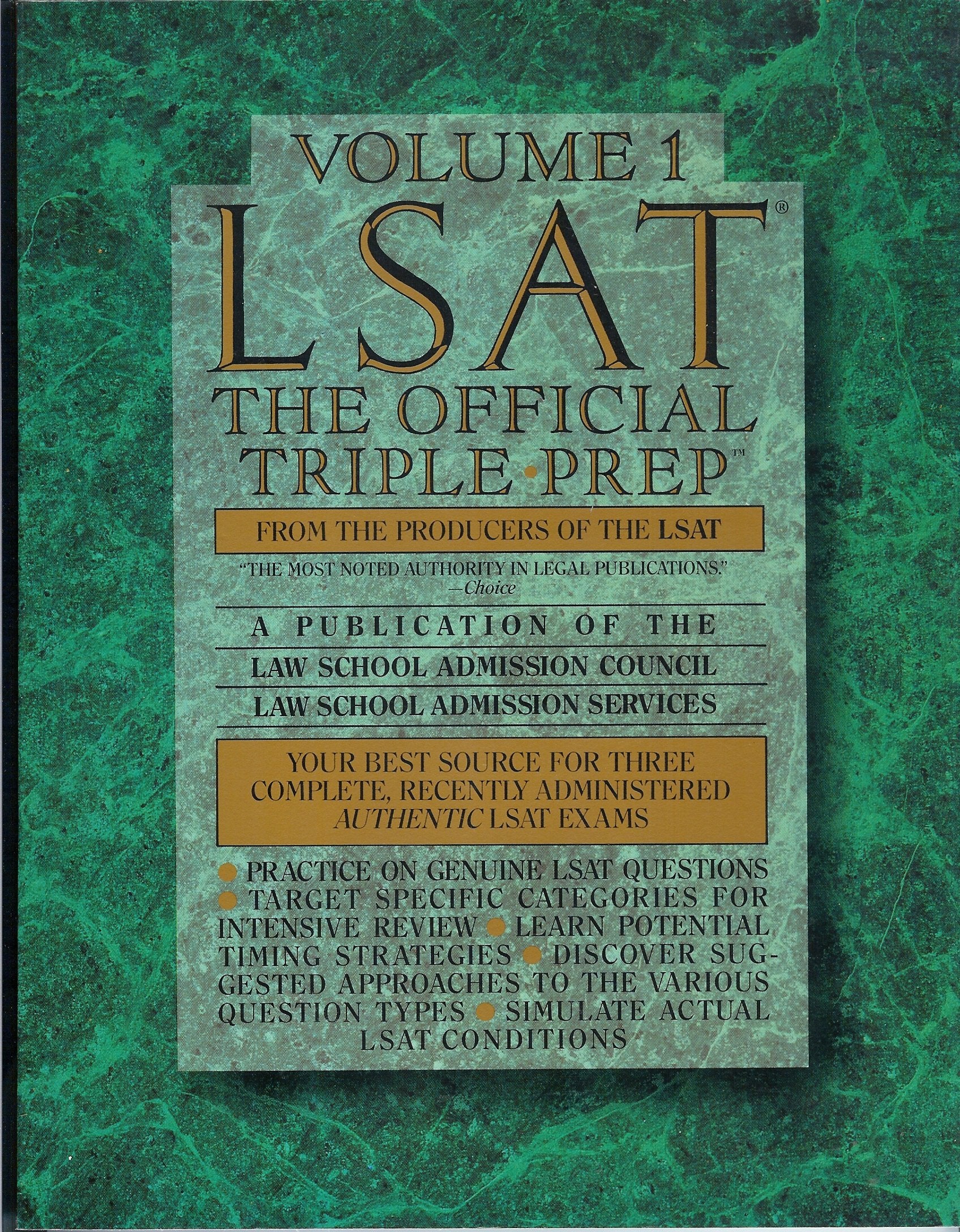 LSAT : Triple Prep 1 Books