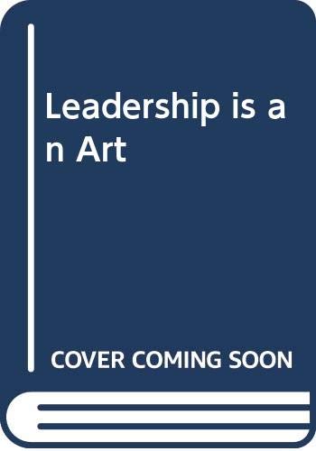 Product Image: Leadership is an Art