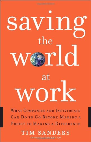 Saving the World at Work: What Companies and Individuals Can Do to Go Beyond Making a Profit to Making a Difference Business, Finance & Career