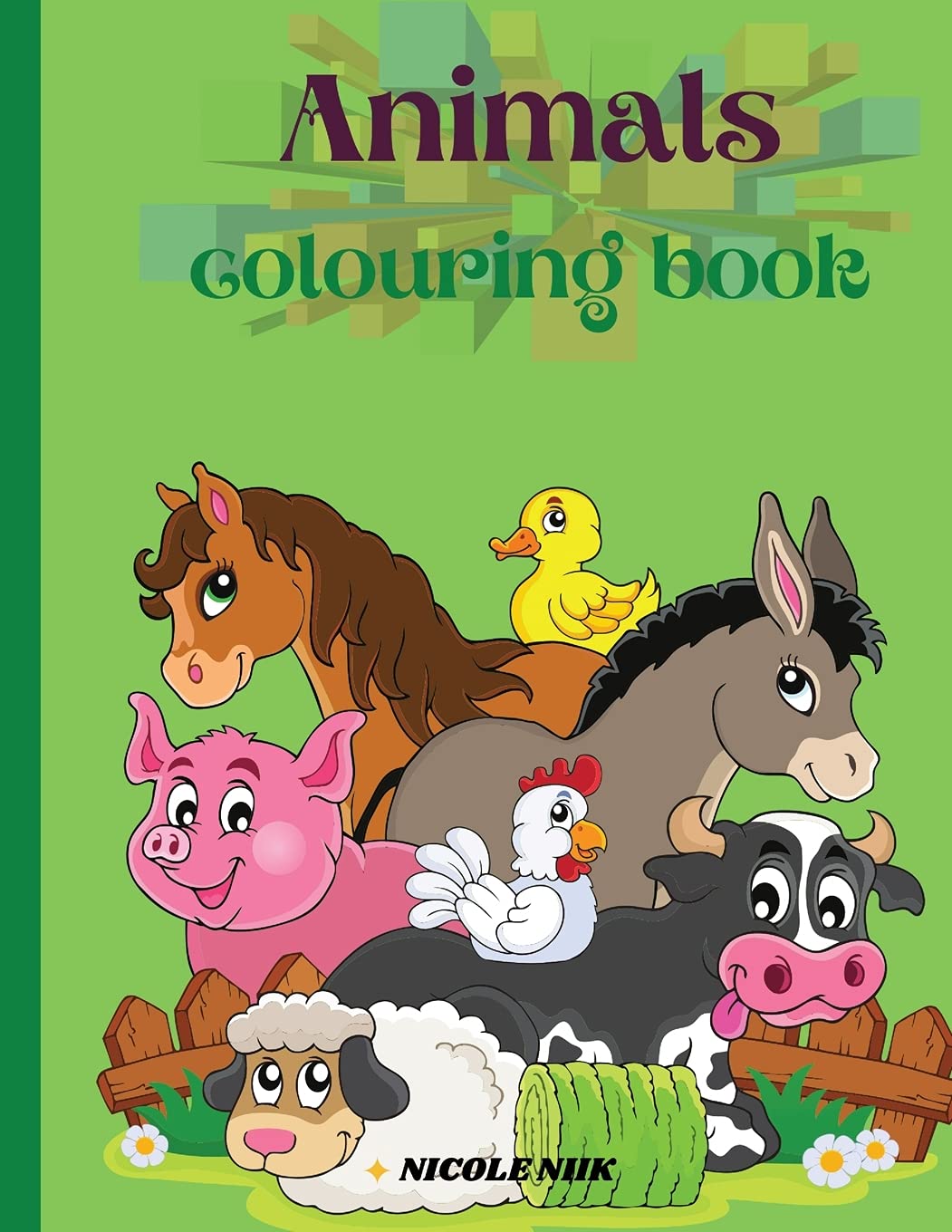 Animals colouring book: Animals colouring book for boys and girls We created this book with easy colouring pages for kids that inspires creati Tiptoi & Games