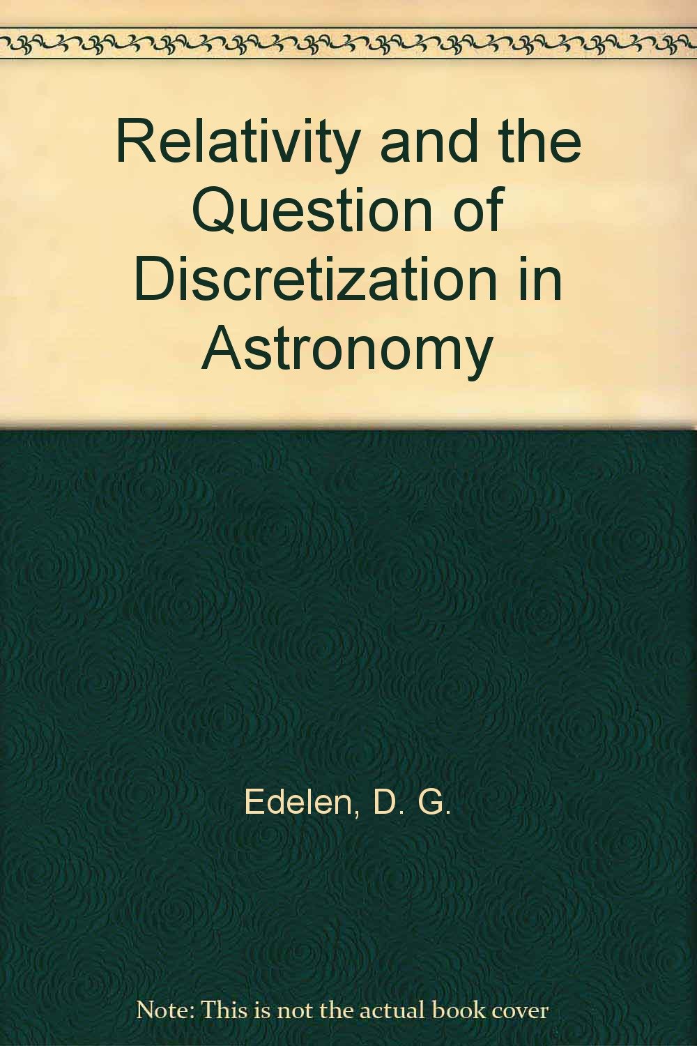 Relativity and the Question of Discretization in Astronomy Books
