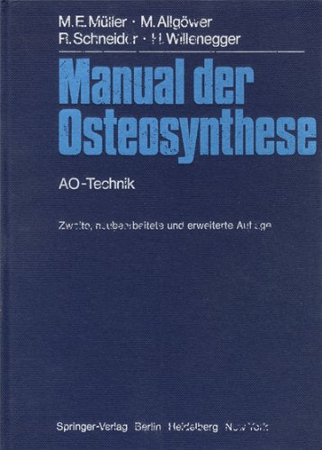 Product Image: Manual der Osteosynthese. AO-Technik
