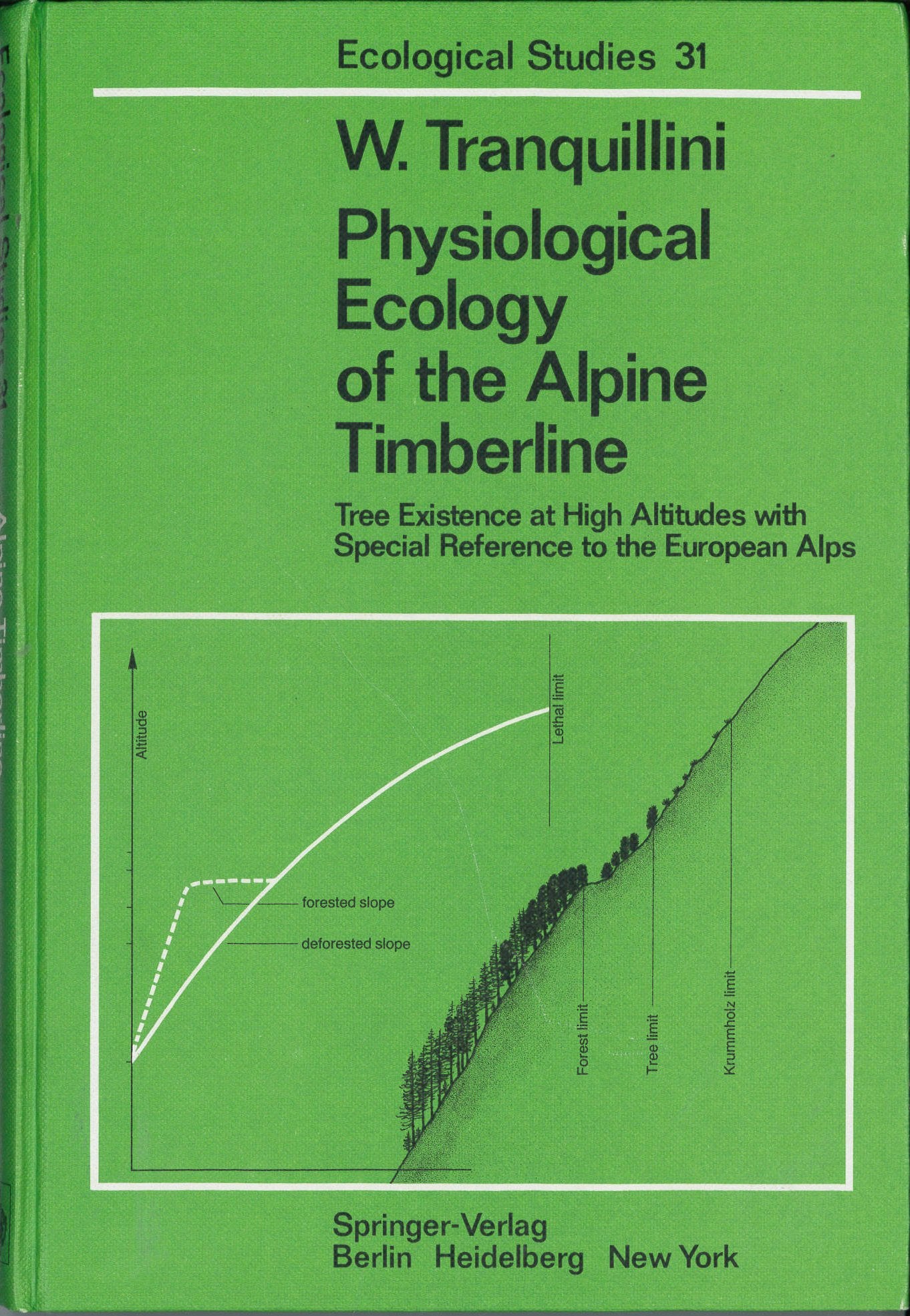 Physiological Ecology of the Alpine Timberline: Tree Existence at High Altitudes With Special Reference to the European Alps. Tr by Udo Benecke Books
