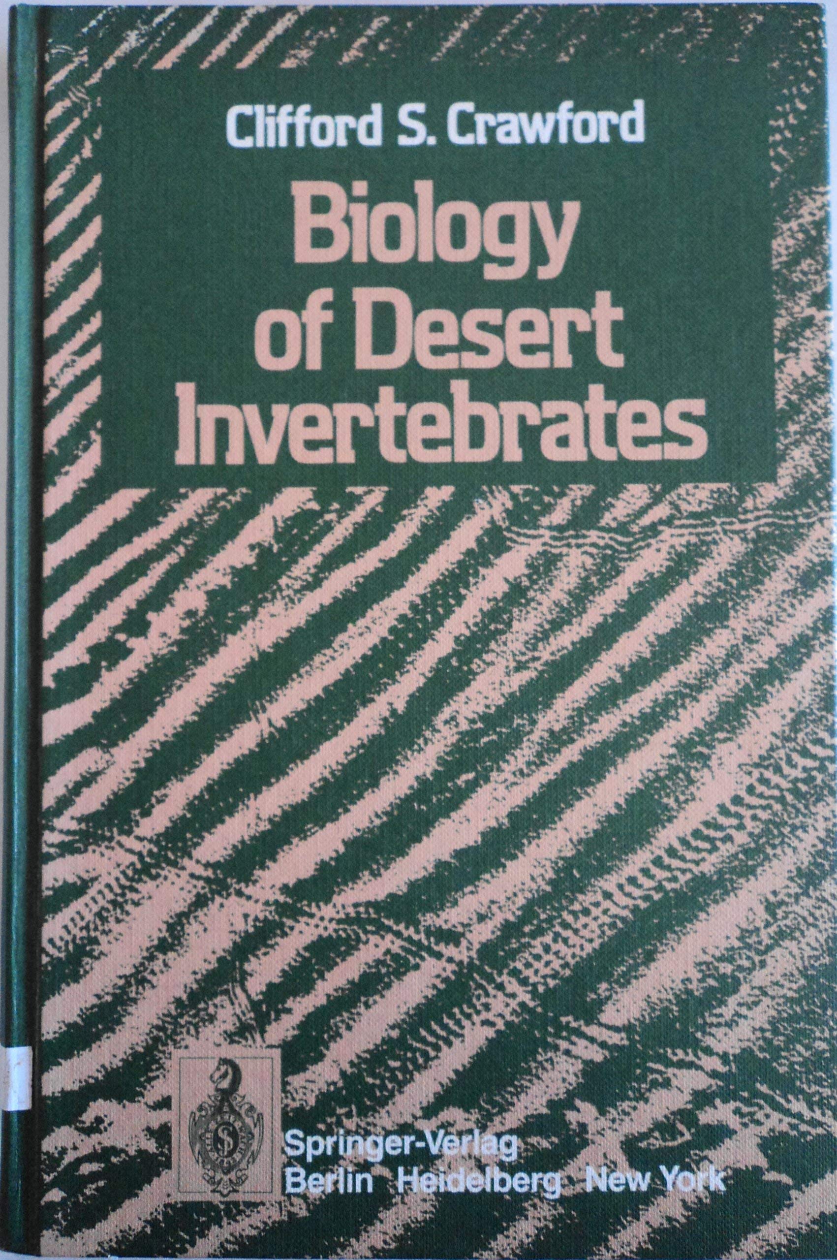 Biology of desert invertebrates Books
