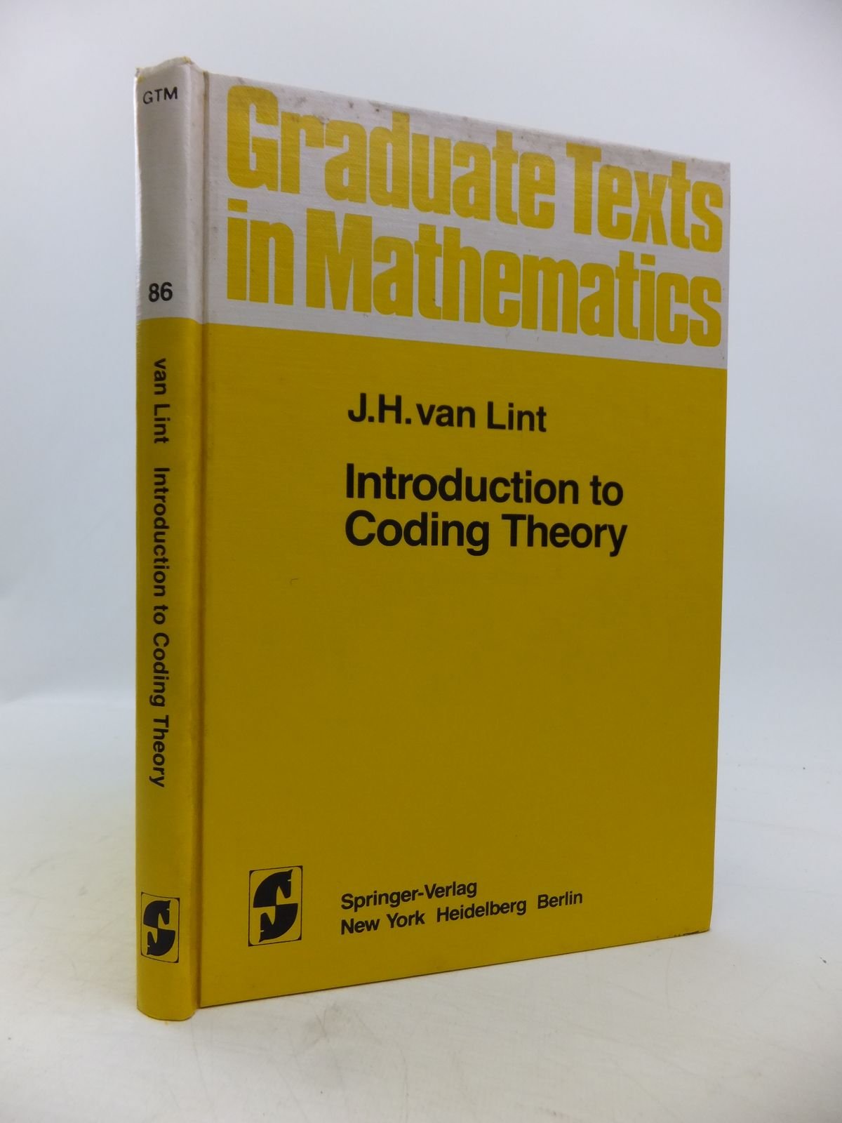 Product Image: Introduction to coding theory (Graduate texts in mathematics 86)